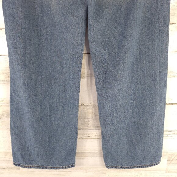 SIMPLE SOCIETY Women's Blue Jeans SIZE 9/29 Wide Leg High Rise Lightweight 30x29 - Picture 8 of 16